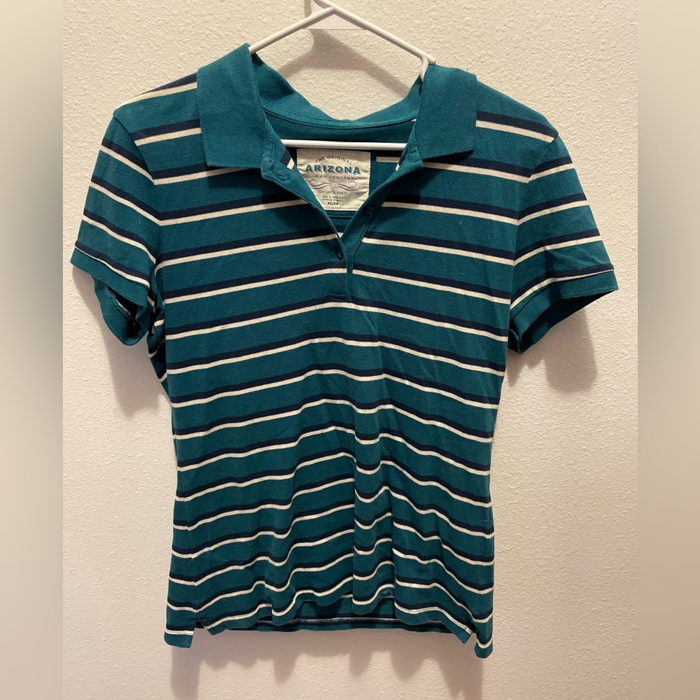 Arizona Polo Striped Shirt.          Size - XL